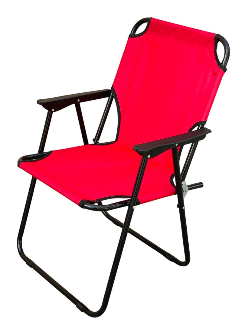 GO2CAMPS Foldable Camping Chair with Hand Rest | Outdoor Collapsable Chair as Fishing Chair or Festival Picnic Chair | Kids Camping chair Lightweight and Durable for Outdoor Activities  - Image 1