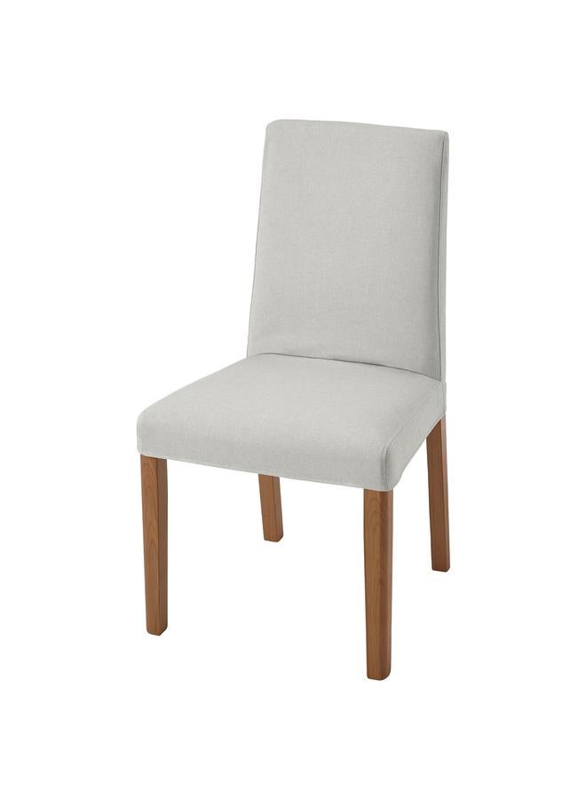 Zaboon Chair, Oak Effect/Orrsta Light Grey - Image 1