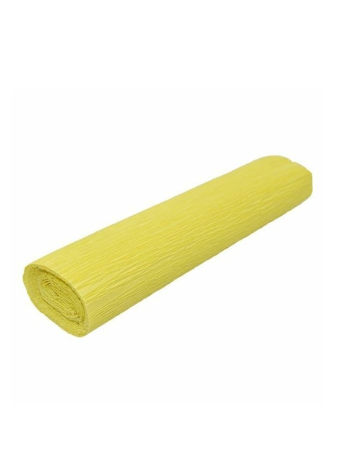 Terabyte CREPE PAPER METALLIC SINGLE FOLD 50X120CM YELLOW (PACK OF 2) - Image 2