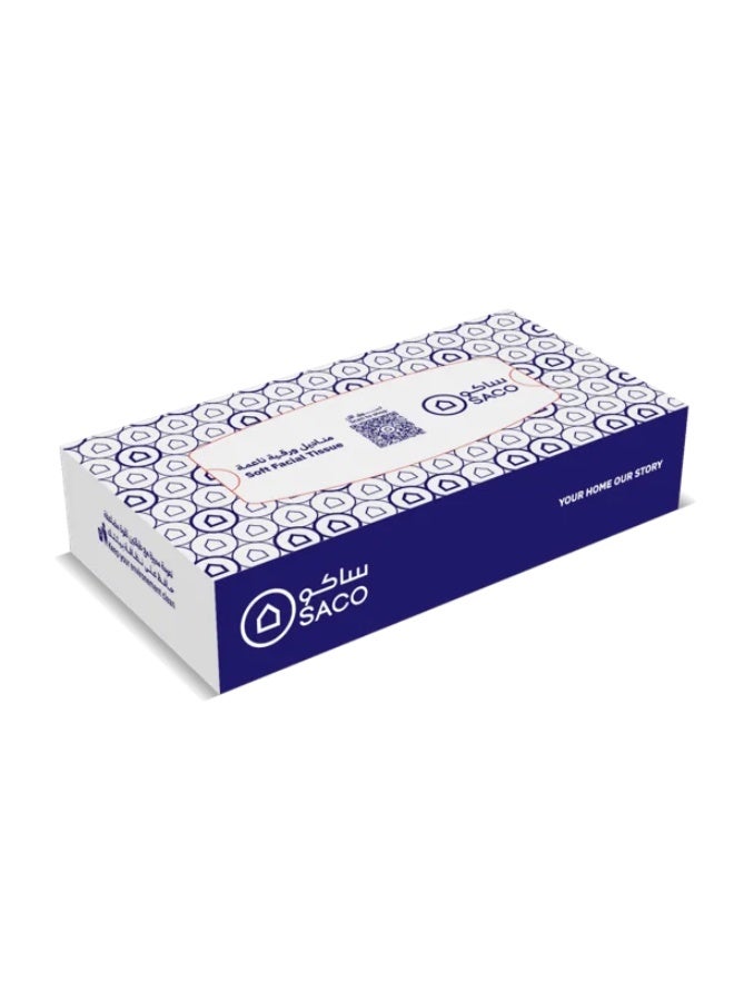 6-Piece Premium Quality 2-Ply Soft Facial Tissue