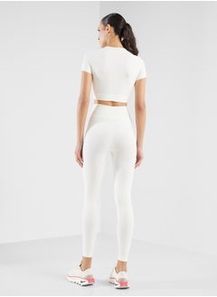 FRWD Cropped Fitted T-Shirt & High Rise Legging Set  - Image 2