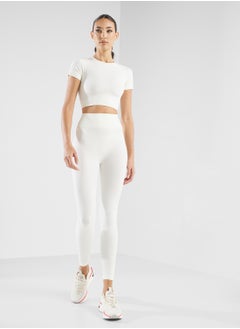 FRWD Cropped Fitted T-Shirt & High Rise Legging Set  - Image 1