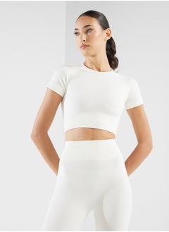 FRWD Cropped Fitted T-Shirt & High Rise Legging Set  - Image 3