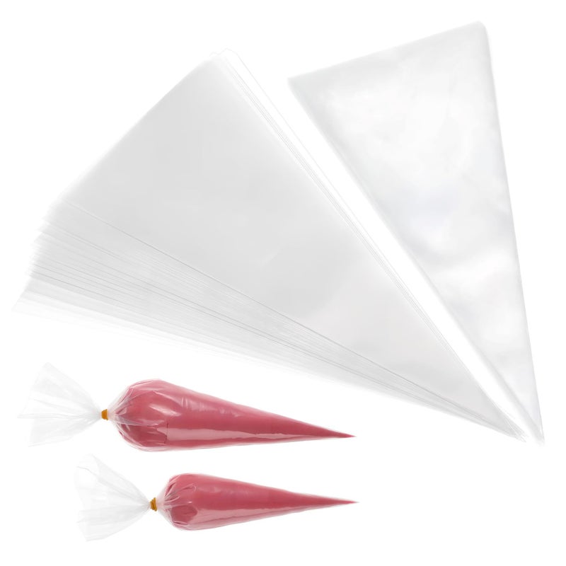 200 Pcs Triangle Piping Bags Pastry Baking Frosting Cake Decorating Tools Tipless Smooth Squeezing Baking Supplies - Image 2