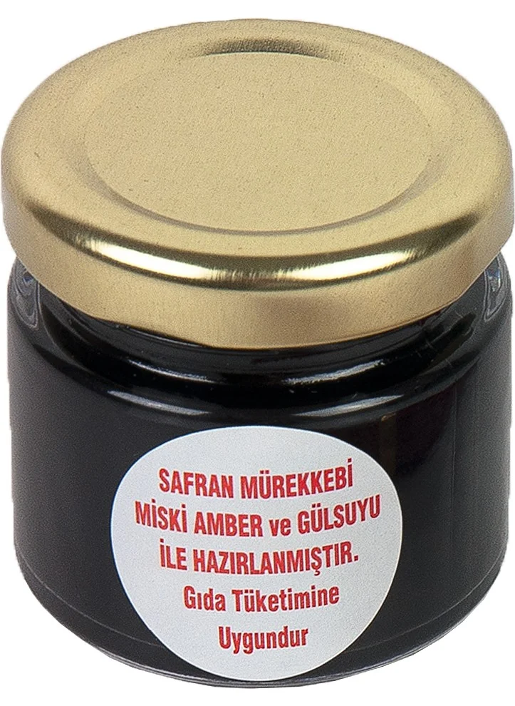 İhvan Online Red Saffron Ink and Green Color Saffron Pen Set 40 gr