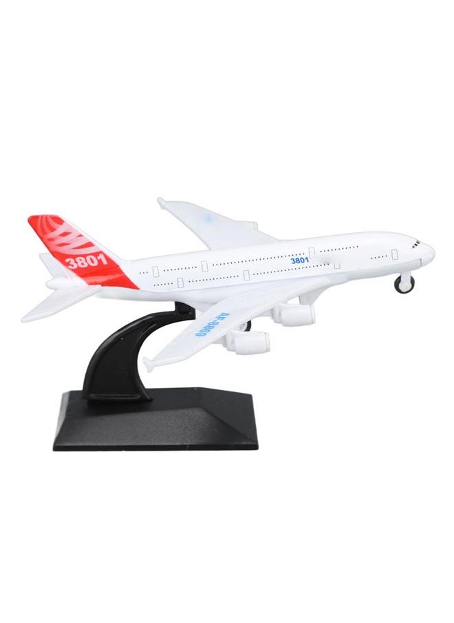 Thoraya Airplane Model Exquisite Alloy Airplane Statue Kids Friction Powered Airplane Toy Decorative Airplane Ornament for Room Kindergarten  - Image 5