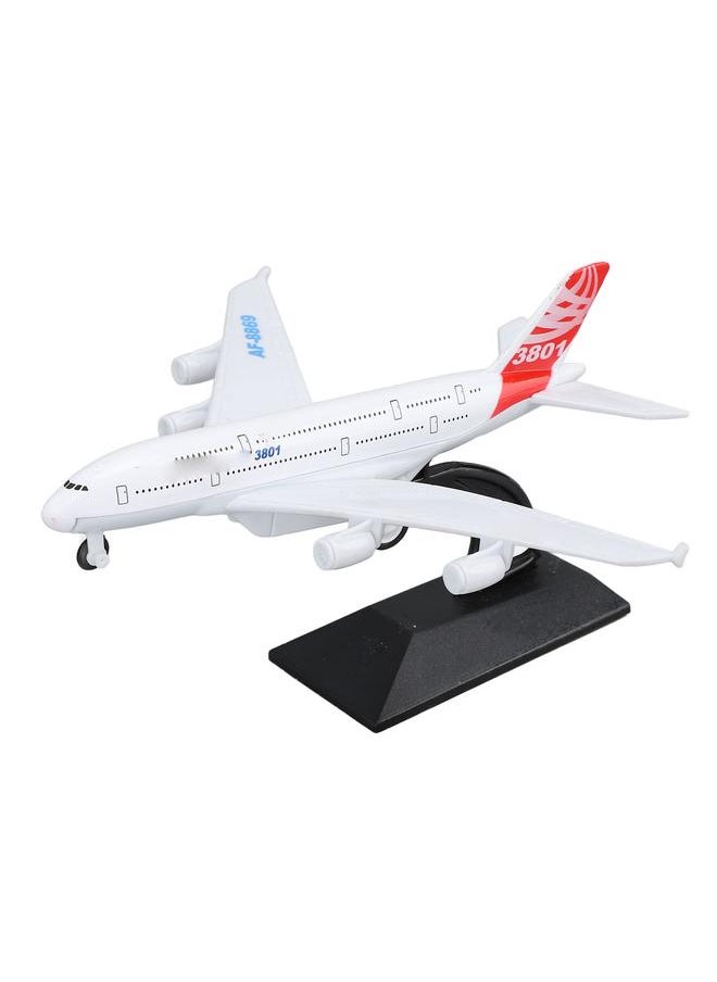 Thoraya Airplane Model Exquisite Alloy Airplane Statue Kids Friction Powered Airplane Toy Decorative Airplane Ornament for Room Kindergarten  - Image 3