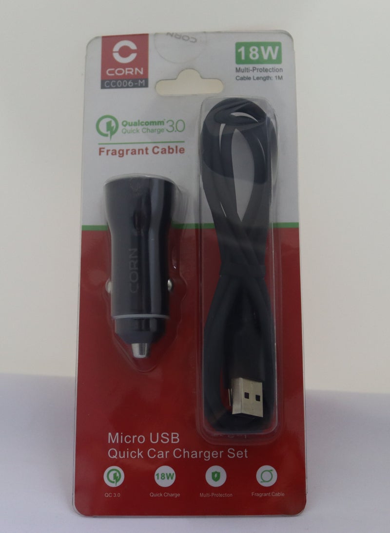 Full 18W fast car charger