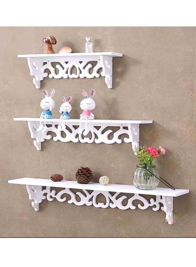 LINGWEI Wall Seasoning Shelf Floating Shelve 3 Pieces Set  - Image 4