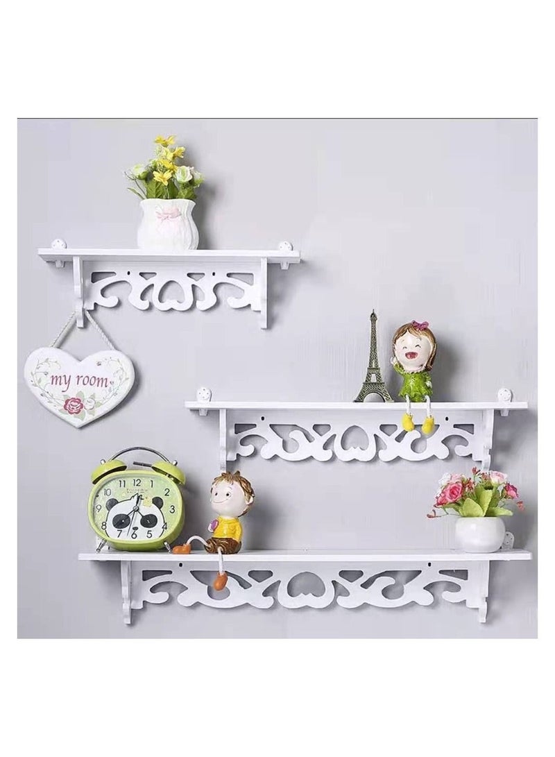 LINGWEI Wall Seasoning Shelf Floating Shelve 3 Pieces Set  - Image 5