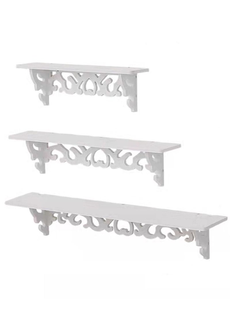 LINGWEI Wall Seasoning Shelf Floating Shelve 3 Pieces Set  - Image 1