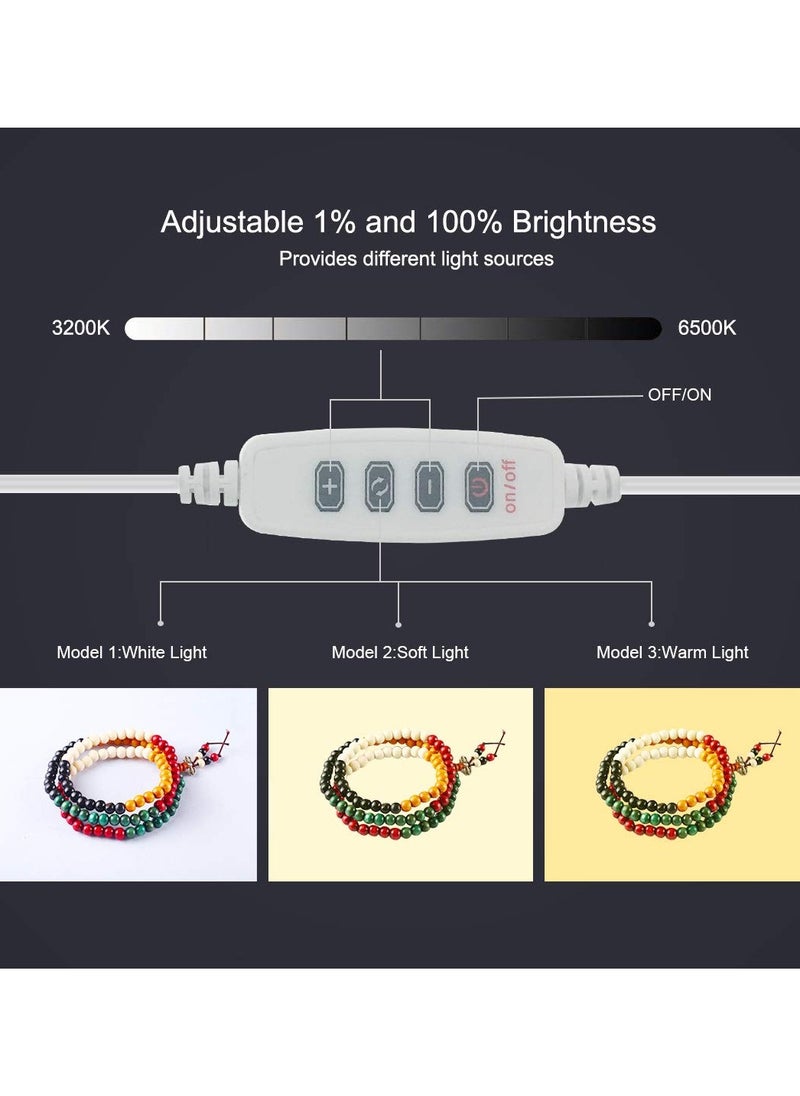 KASTWAVE - Dimmable LED Light Photo Studio Box with White/Warm/Soft Lighting, Highlight Portable Studio Set Small Photo Props Equipment  for Small Items Like Jewelry - Image 1