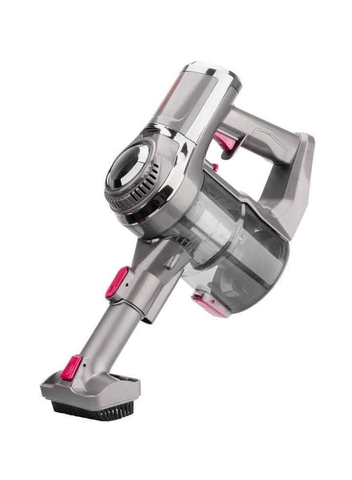 سويس برو+ مكنسة كهربائية لاسلكية – قدرة 150 واط – محمولة لاسلكية مع نظام ترشيح بـ4 طبقات – سعة غبار 0.6 لتر – لون وردي - Image 5