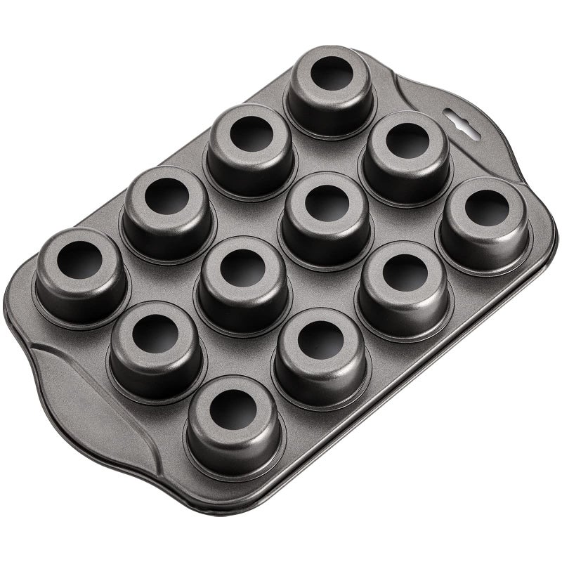 Tosnail 2 Pack 12 Cavity Mini Cheesecake Pan with Removable Bottom - Image 4