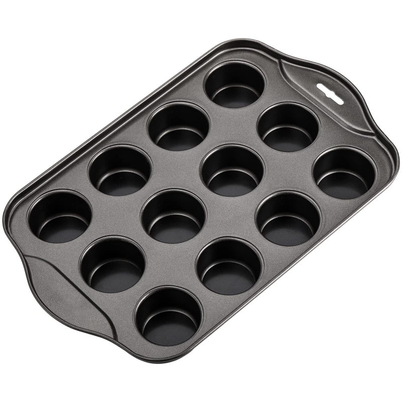 Tosnail 2 Pack 12 Cavity Mini Cheesecake Pan with Removable Bottom - Image 3