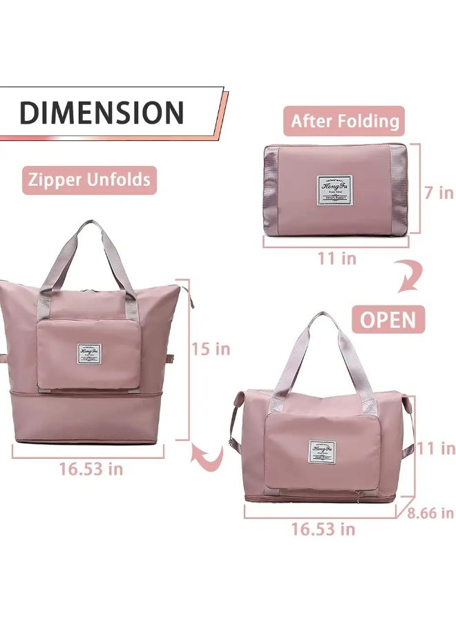 شنطة سفر دفل إنفودا مقاومة للماء - زهري - Image 1