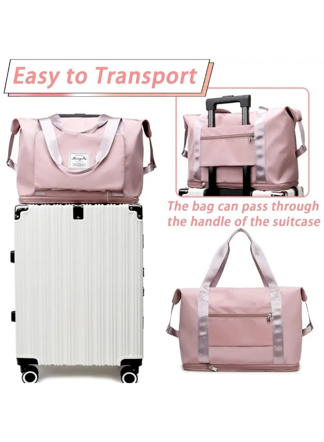 شنطة سفر دفل إنفودا مقاومة للماء - زهري - Image 4