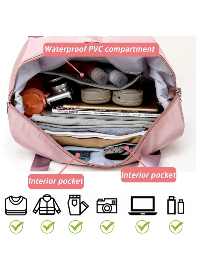 شنطة سفر دفل إنفودا مقاومة للماء - زهري - Image 2