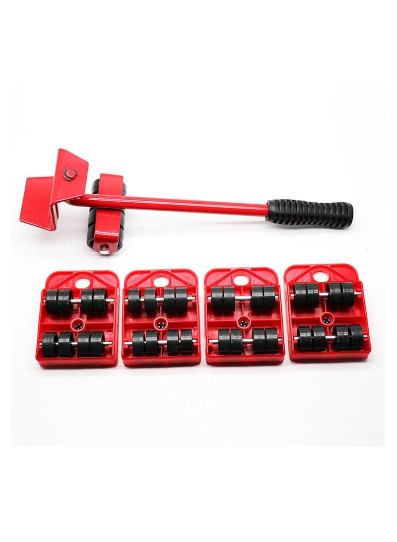 DubaiGallery Furniture Lifter Easy Moving Sliders 5 Packs Mover Tool Set,Heavy Furniture Appliance Moving & Lifting System -Maximum Load Weight- 330Lbs - Image 2