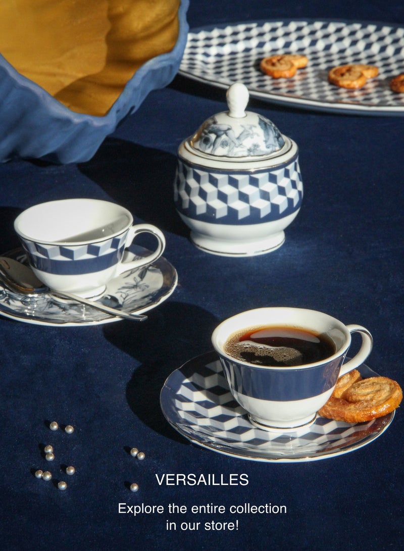 Baci milano Sugar Bowl Porcelain, Baci Milano Versailles - Image 3