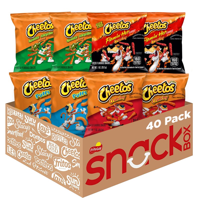 Cheetos Cheese Flavored Snacks Variety Pack Pack of 40 - Image 3
