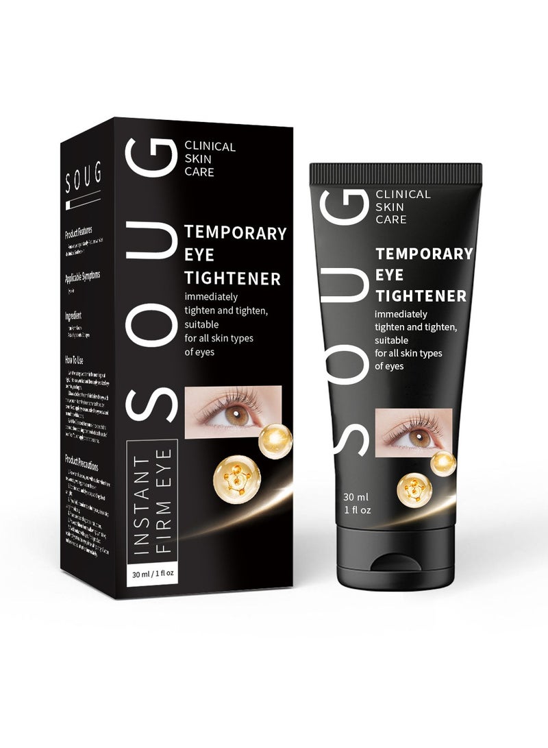 Instant Firm Eye Tightener, Eye Firming Cream, Instant Under Eye Tightener, For Puffiness And Bags Under Eyes, Naturally Eliminate Wrinkles, Puffiness, Dark Circle and Bags 30ml
