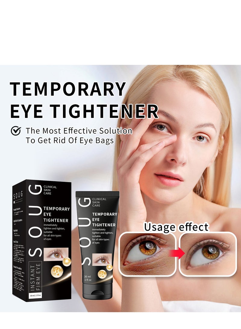Instant Firm Eye Tightener, Eye Firming Cream, Instant Under Eye Tightener, For Puffiness And Bags Under Eyes, Naturally Eliminate Wrinkles, Puffiness, Dark Circle and Bags 30ml