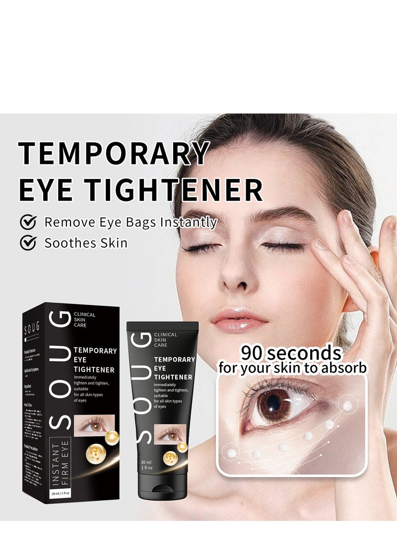 Instant Firm Eye Tightener, Eye Firming Cream, Instant Under Eye Tightener, For Puffiness And Bags Under Eyes, Naturally Eliminate Wrinkles, Puffiness, Dark Circle and Bags 30ml