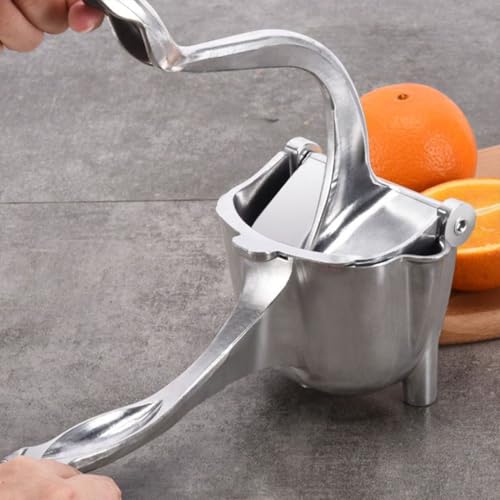 Divinext Metal Lemon-Lime Squeezer-Manual Hand Press Juicer.,27.6 x 15.5 x 12.9 cm,Silver - Image 4