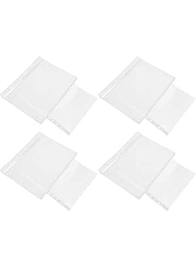 Transparent Page Protectors 100 Sheets Glossy Thick for Documents Binder Office School Home - Image 1