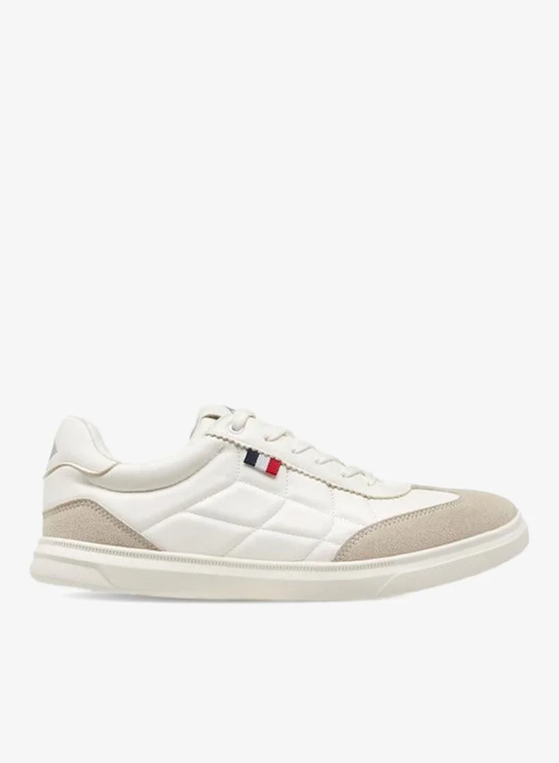 Men's Panelled Lace-Up Sneakers