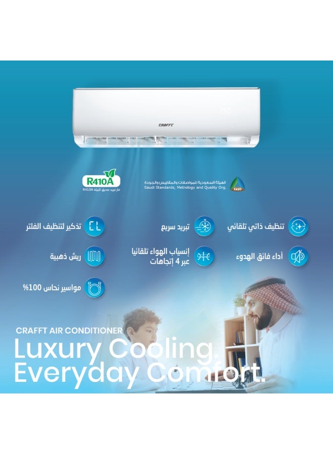 CRAFFT Wall-mounted Split Air Conditioner- On/Off - Image 3