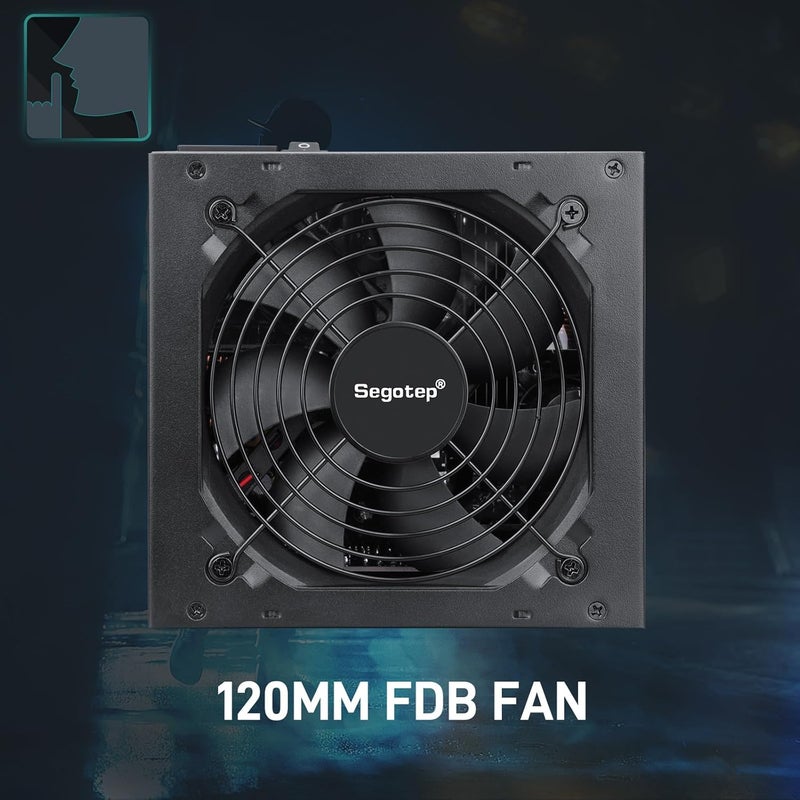 Segotep GM850 Power Supply 850W, PCIe 5.1 & ATX 3.1 Full Modular 80 Plus Gold Certified Gaming PSU for NVIDIA RTX 20/30/40/50 Series and AMD Graphics Cards - Image 5