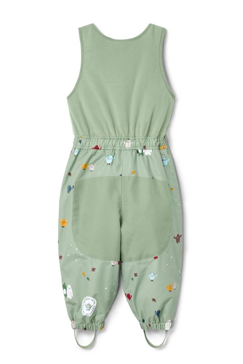 Tchibo Toddlers Boy All Over Print Thermal Rain Pants, Olive  - Image 3