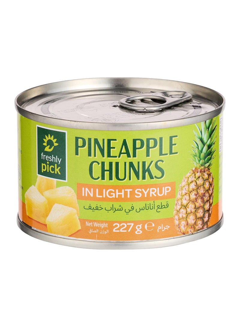 Pineapple Chunks In Light Syrup, Thailand