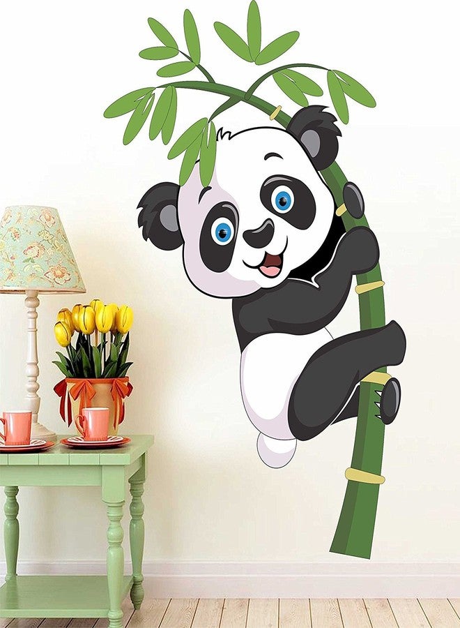 PRINTELLIGENT Vinyl Animals Wall Sticker, 24 x 36 Inches, Multicolour
