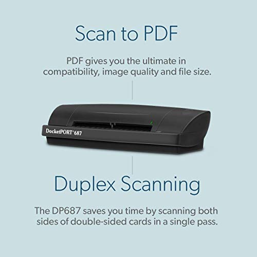 DocketPORT 687 Duplex Card Scanner (DP687) - Image 5