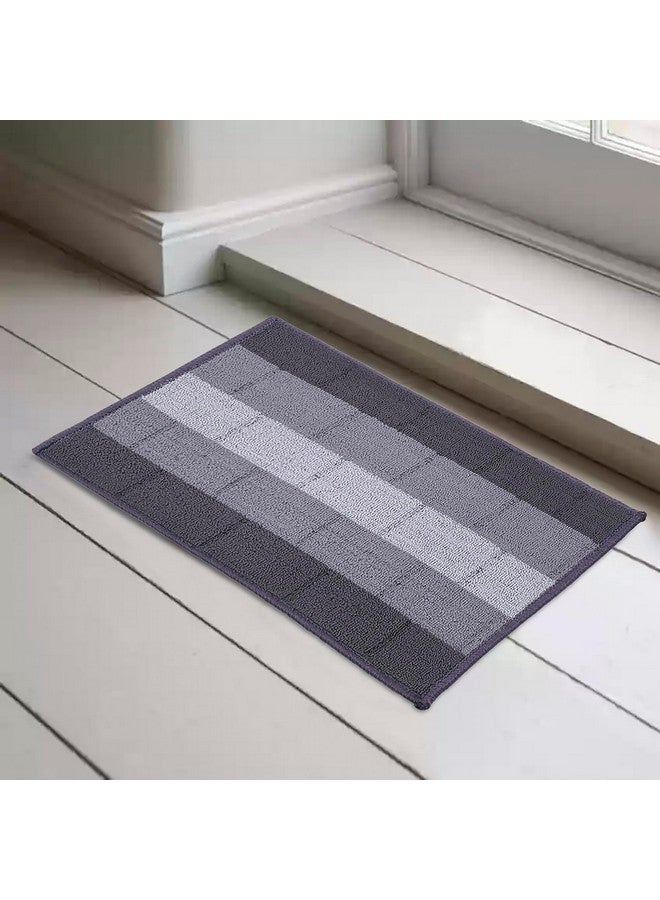 Status Contract Anti Slip Front Door Mat|(38x58cm) Living Room Rug for Entrance Door|Polypropylene Floor Mat for Home|Essential Small Rugs for Office, Bedroom & Kitchen| (Grey), Rectangular - Image 1