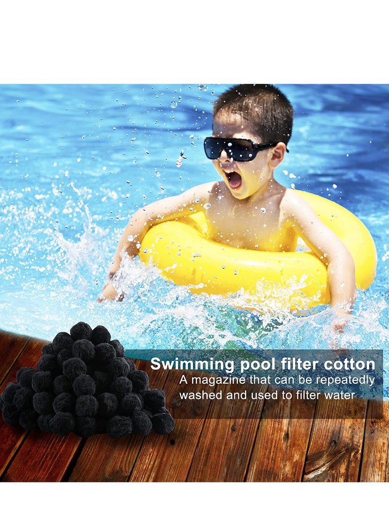 SYOSI SYOSI Filter Balls Pool Filter Balls Sphere Filtration Balls Flow Clear Swimming Pool Water Alternative Filter Impurities Alternative Filter Impurities for Swimming Pool/Aquarium/Fish Tank 200G  - Image 2