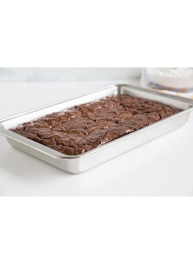 Fox Run Stainless Steel Baking Pan, 11-Inch x 7-Inch Baking Surface - Image 5