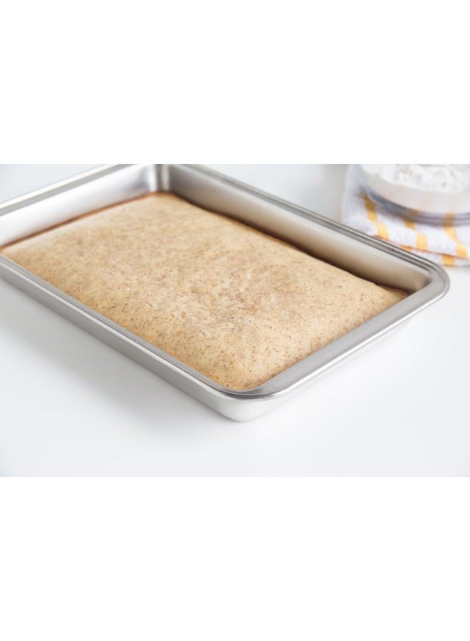 Fox Run Stainless Steel Baking Pan, 11-Inch x 7-Inch Baking Surface - Image 4
