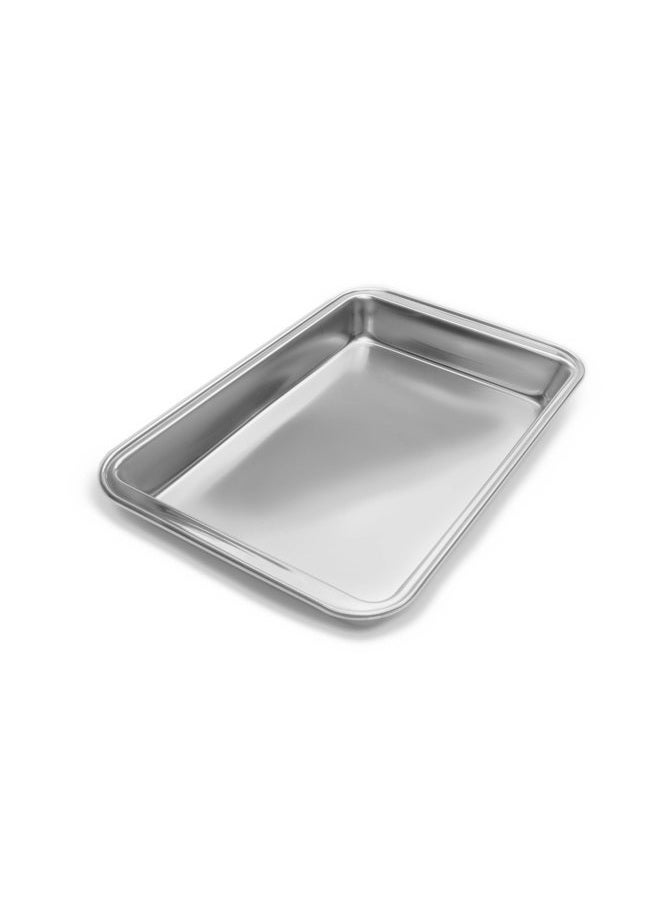 Fox Run Stainless Steel Baking Pan, 11-Inch x 7-Inch Baking Surface - Image 1