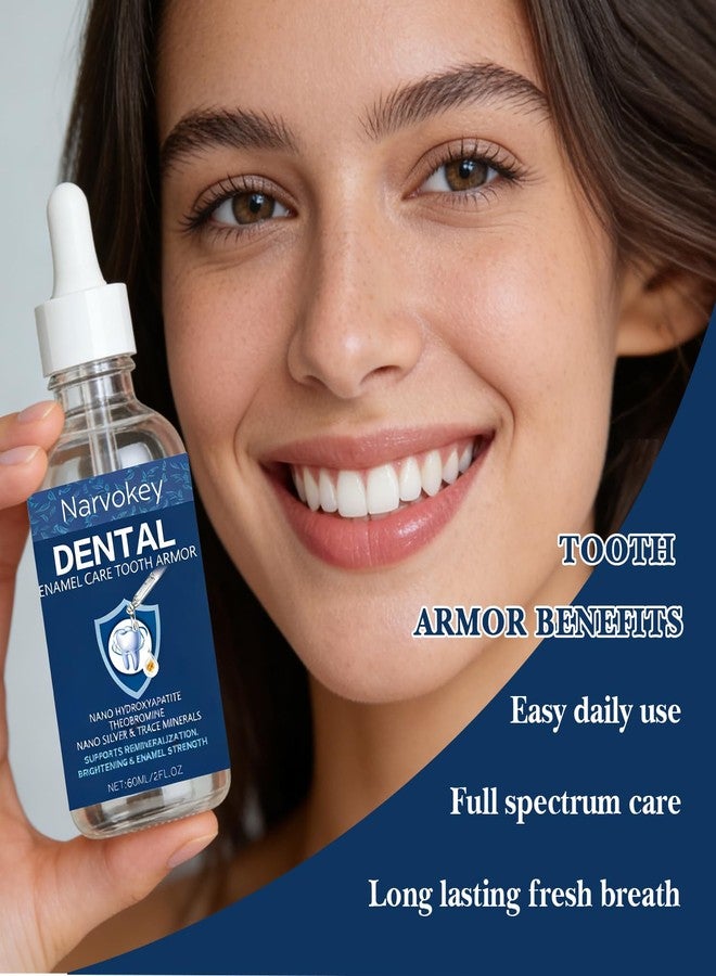 Narvokey Cavity Repair Tooth Armor Transparent Enamel Strengthening Formula Drops with Hydroxy for Cavity Defense Health, Daily Oral Care Solution-2Packs - Image 2