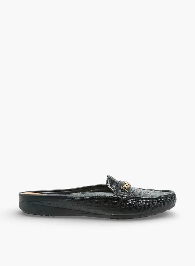 Women Metal Accent Mules