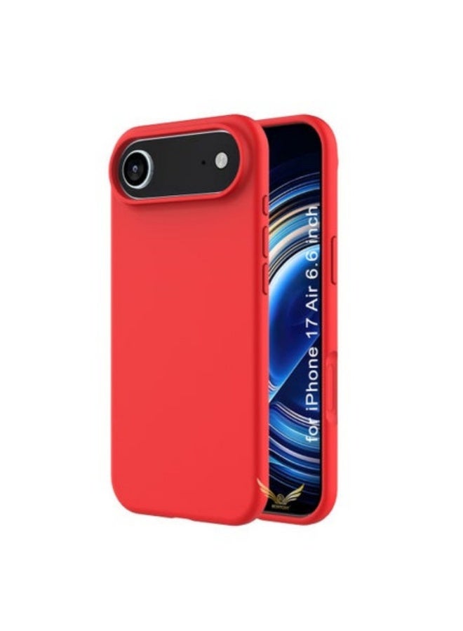 ACLIX iPhone 17 Air Cover Jelly Silicone Slim Cover for iPhone 17 Air with Inside Microfiber Lining Shockproof Protective Phone Case for iPhone 17 Air 6.6 inch - Image 1