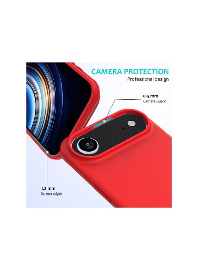ACLIX iPhone 17 Air Cover Jelly Silicone Slim Cover for iPhone 17 Air with Inside Microfiber Lining Shockproof Protective Phone Case for iPhone 17 Air 6.6 inch - Image 3