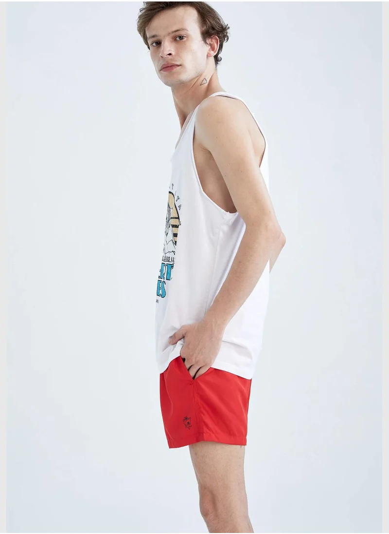 DeFacto Slim Fit Sleeveless Printed Vest