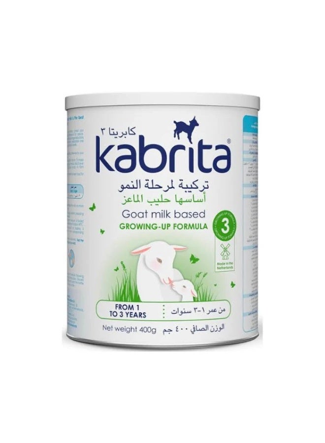 كابريتا تركيبة حليب الماعز لنمو الأطفال، 1-3 سنوات، 400 جرام - Image 1