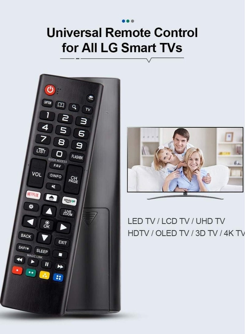 Universal Remote Control for All LG Smart TV LCD LED OLED UHD HDTV Plasma Magic 3D 4K Webos TVs AKB75095307 AKB75375604 AKB75675304 AKB74915305 AKB76037601 AKB75675313 AKB75855501 - Image 2