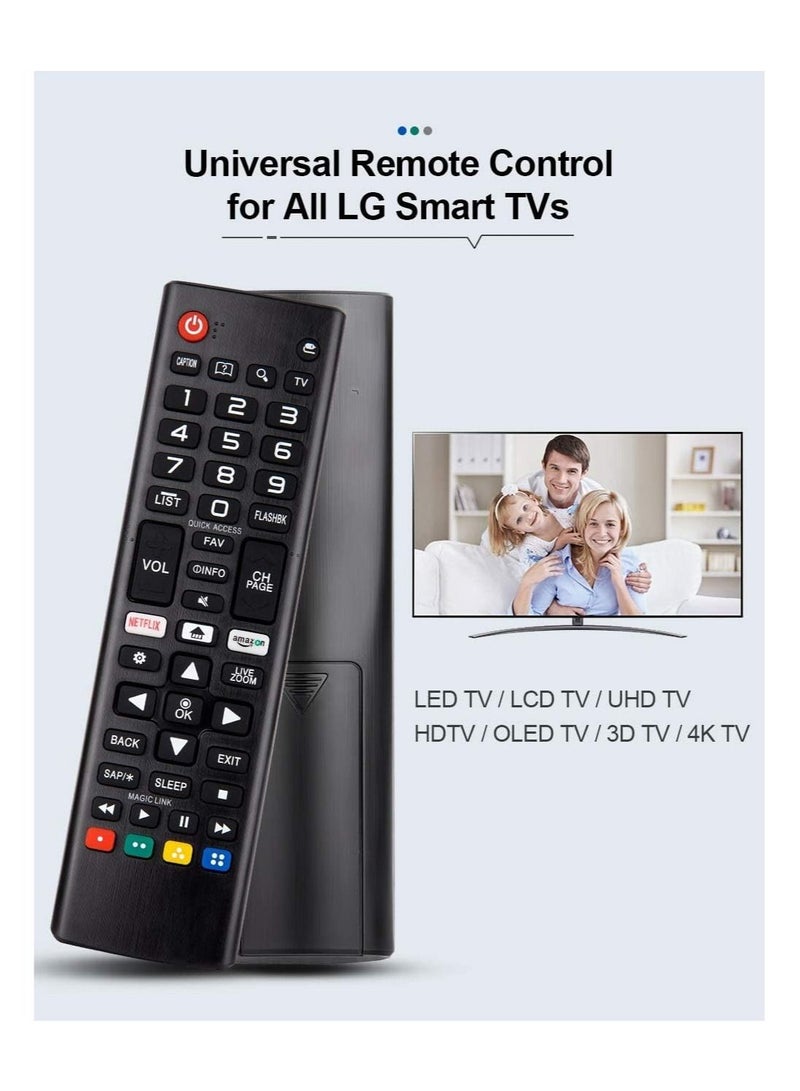 Universal Remote Control for All LG Smart TV LCD LED OLED UHD HDTV Plasma Magic 3D 4K Webos TVs AKB75095307 AKB75375604 AKB75675304 AKB74915305 AKB76037601 AKB75675313 AKB75855501 - Image 3